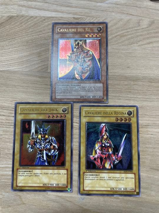 【限定SALE❗️】遊戯王　絵札の三銃士　イタリア語　レリーフ　セット