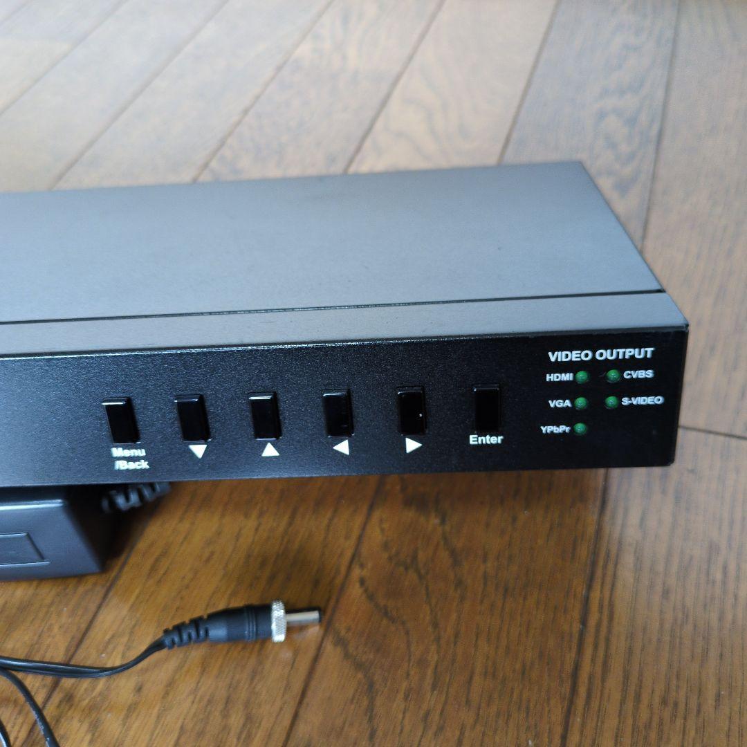 映像と音声のコンバーターです、プロジェクター等のコントロールに使用します。