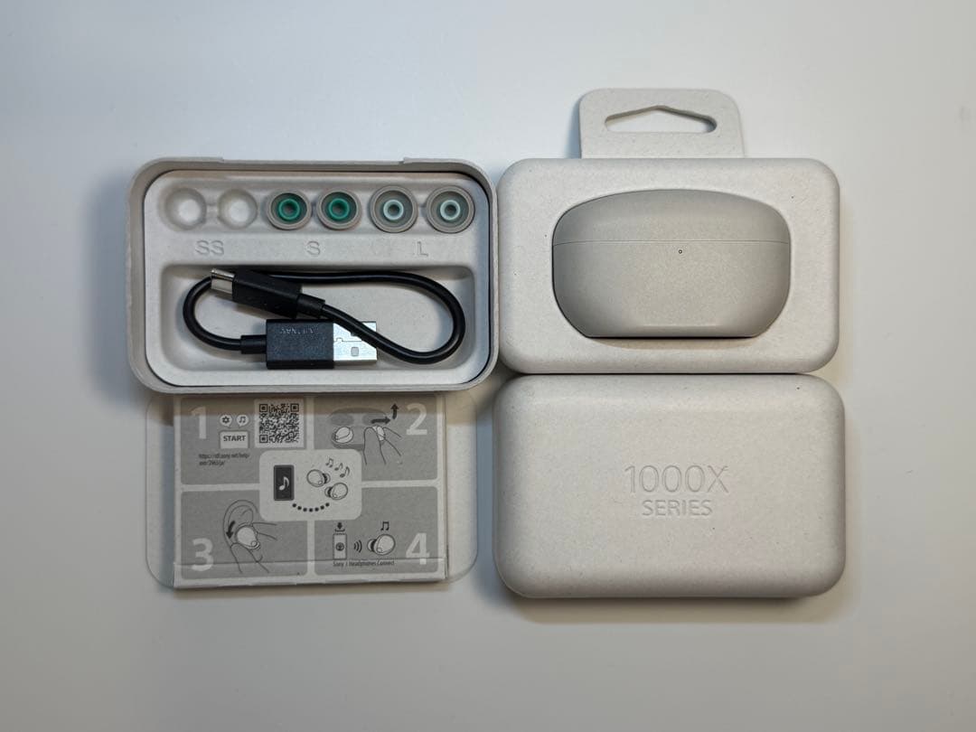 SONY ワイヤレスイヤホン WF-1000XM5 プラチナシルバー