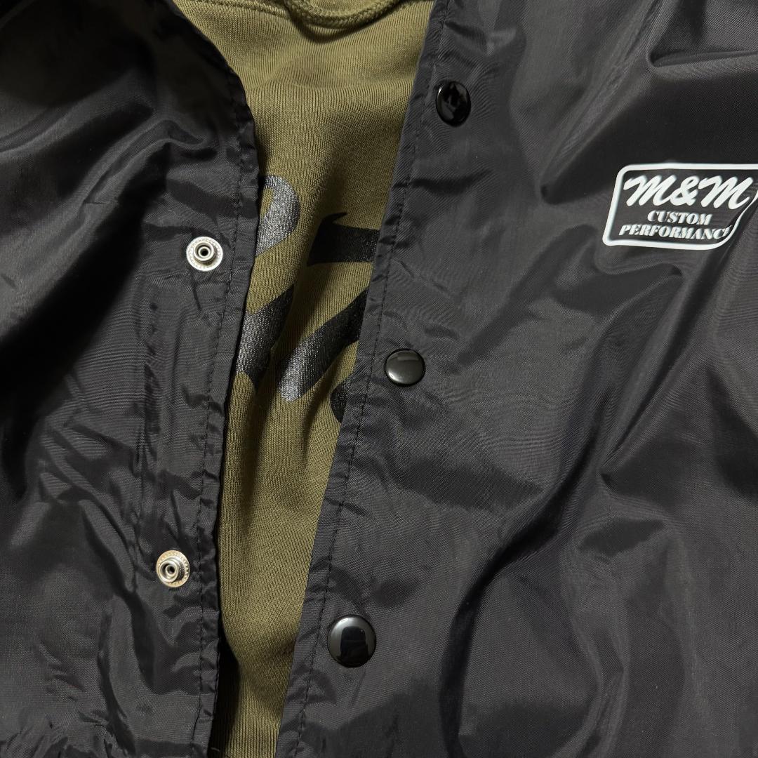 t*m様 M&M Coach Jaket　コーチジャケット　ブラック　Mサイズ