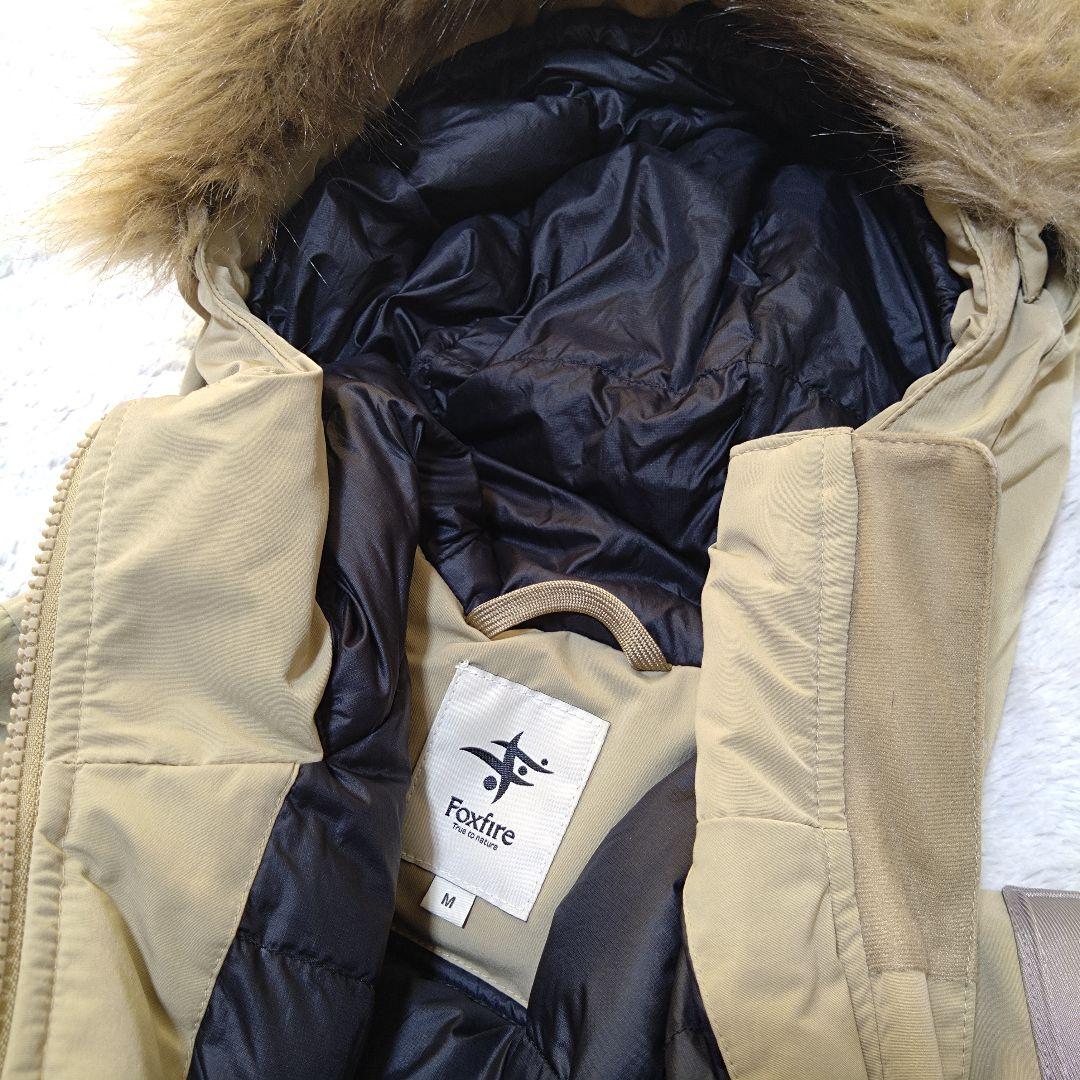 フォックスファイヤー　ALLIED　650FP ダウンジャケット M ベージュ