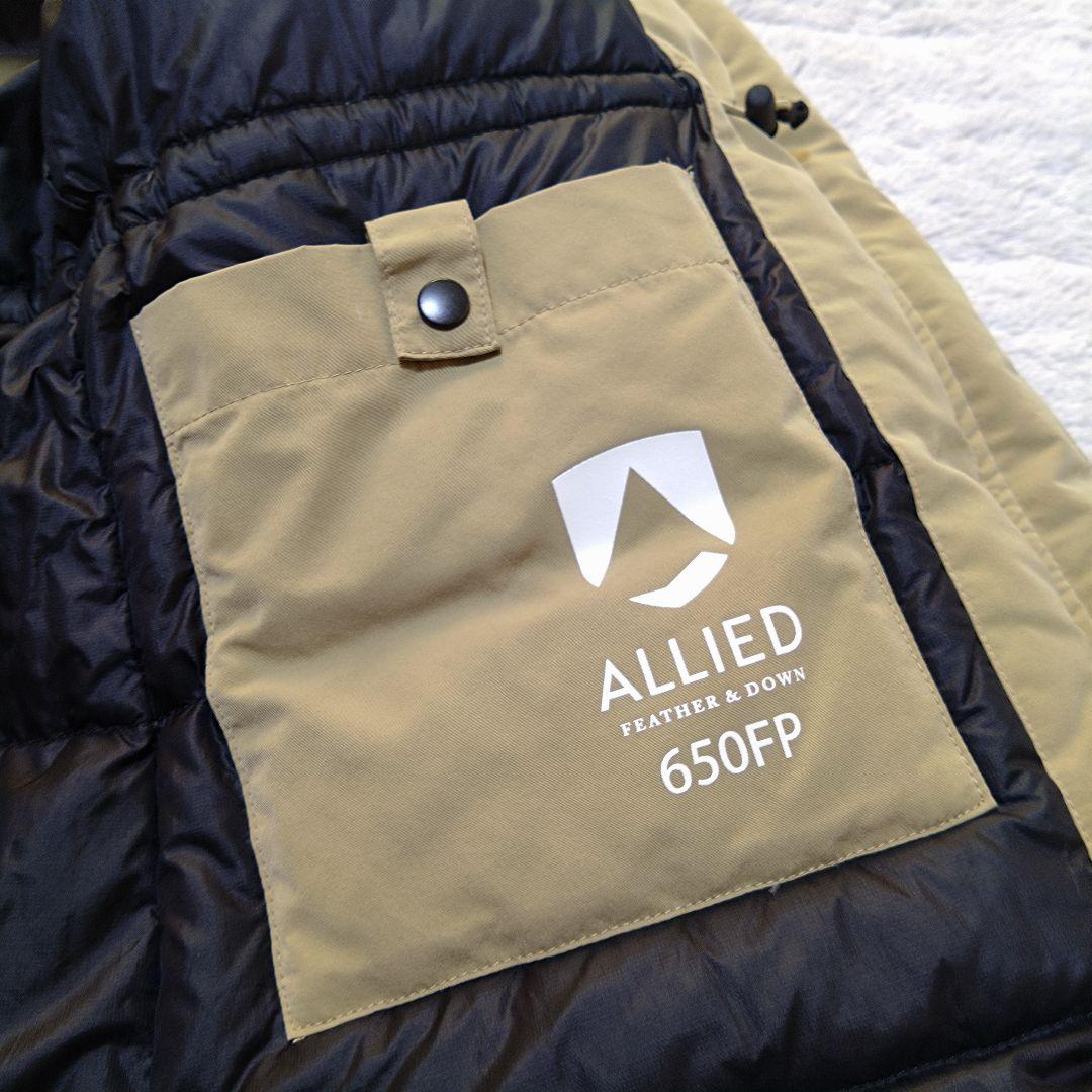 フォックスファイヤー　ALLIED　650FP ダウンジャケット M ベージュ