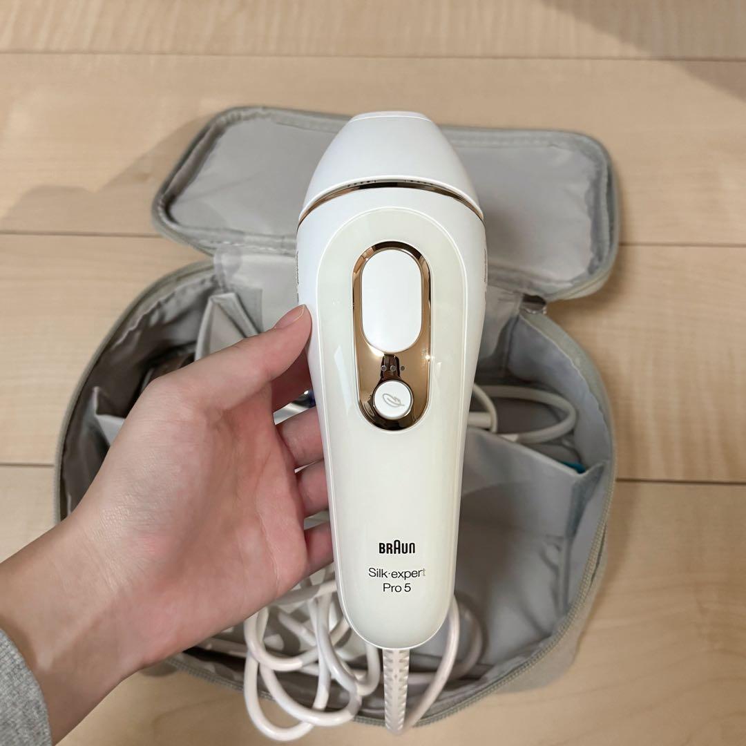 Braun Silk-expert Pro 5 脱毛器 収納ケース付き