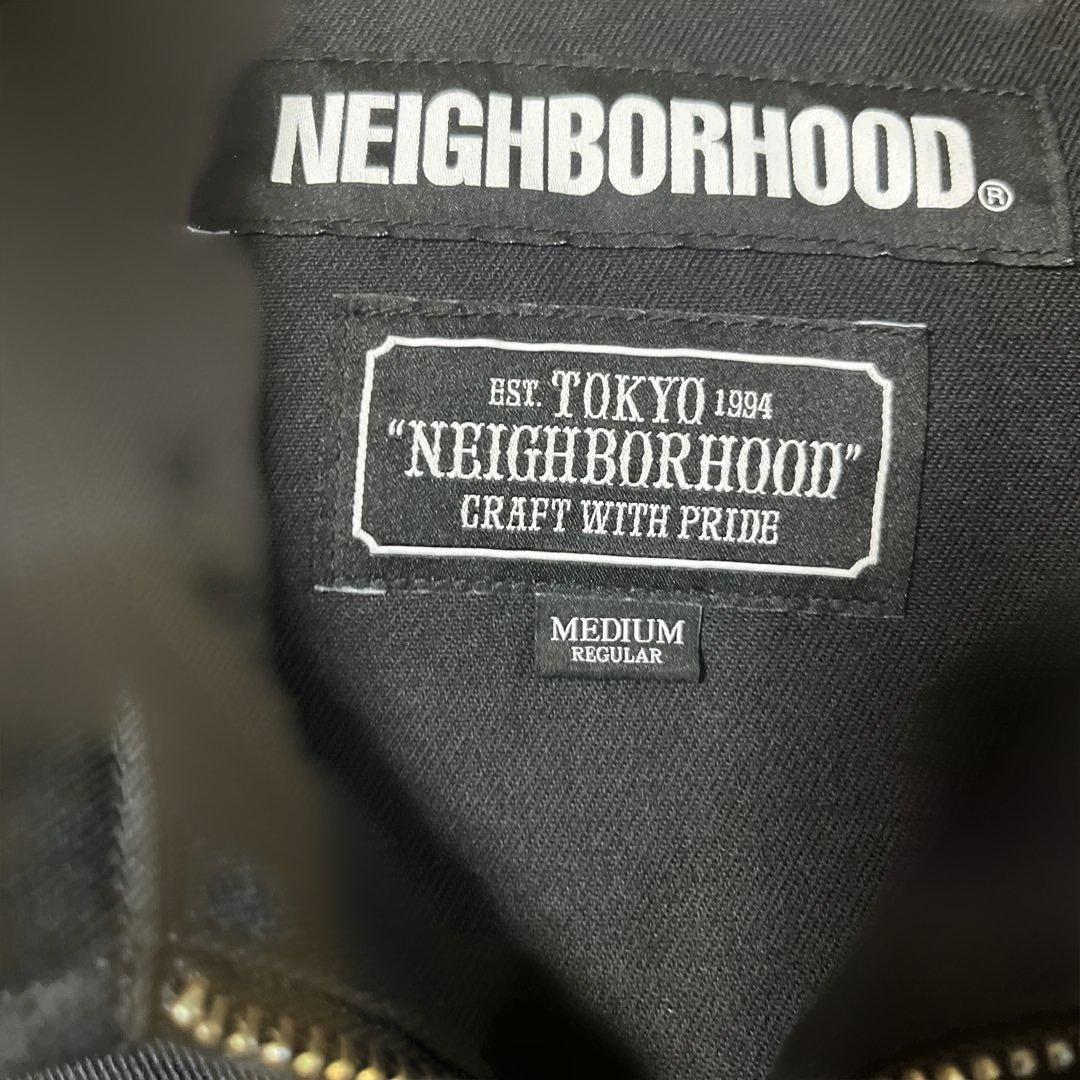【美品】 ネイバーフッド　コラボ　ワークジャケット　ブラック　Mサイズ