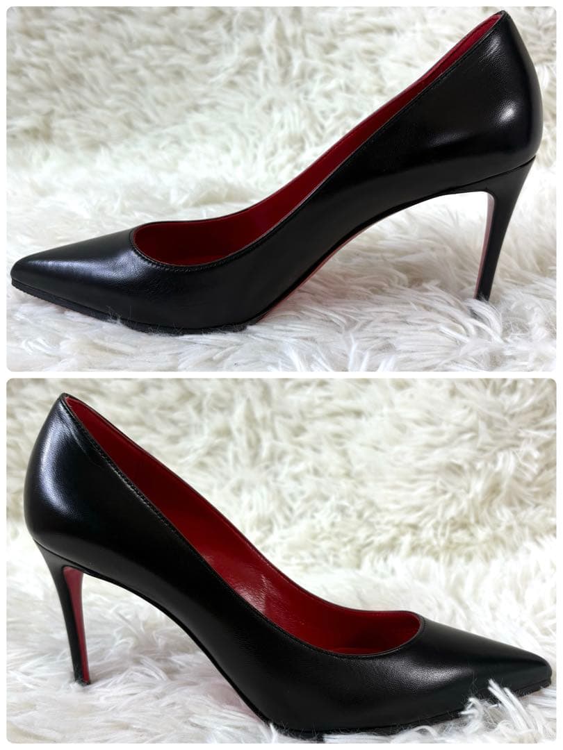 【未使用品級】クリスチャンルブタン KATE 85 ポインテッドトゥパンプス