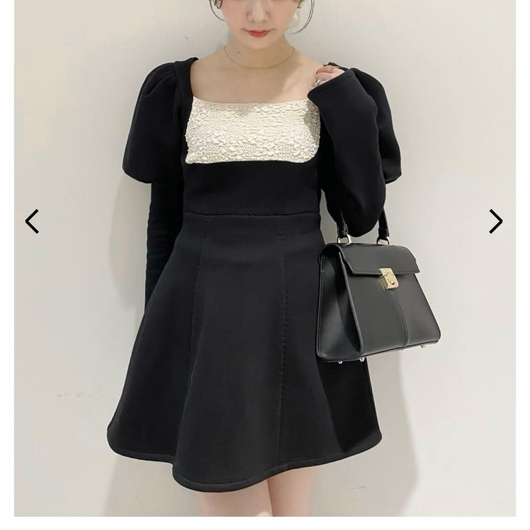 リリーブラウン　ロココ調スウェットミニワンピース　新品未使用