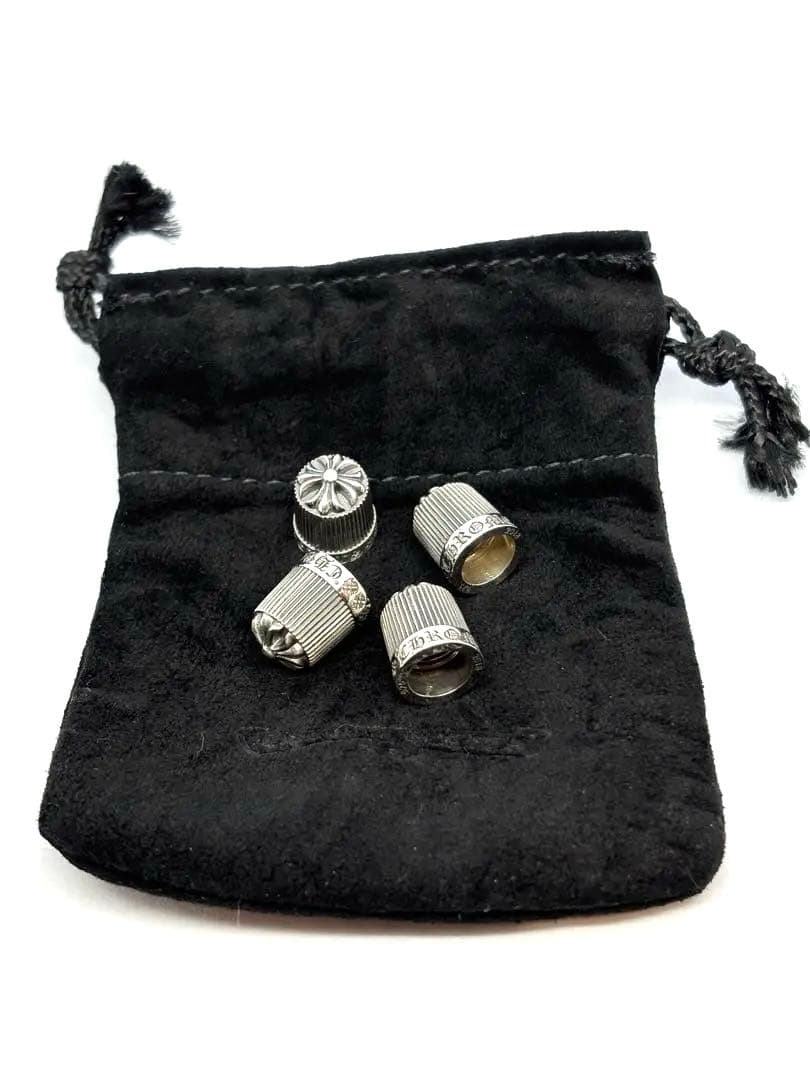 クロムハーツ CHROME HEARTS 18年クリスマス バルブキャップ4個