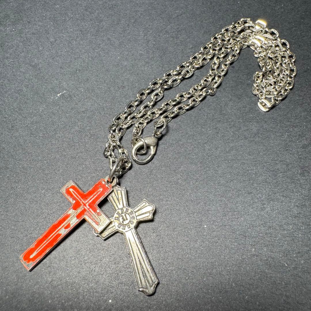 アンダーカバー 90s 初期モデル 2連 クロス ネックレス archive