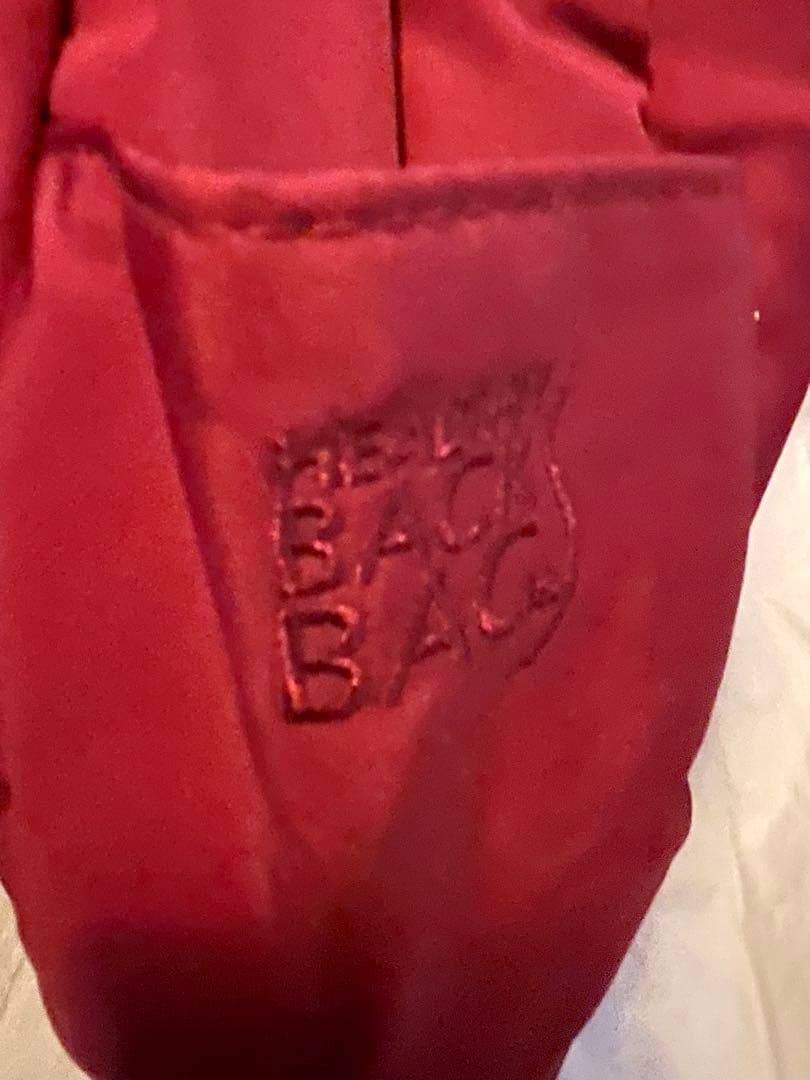 【新品未使用タグ付】ヘルシーバックバッグ　Sサイズ　赤色