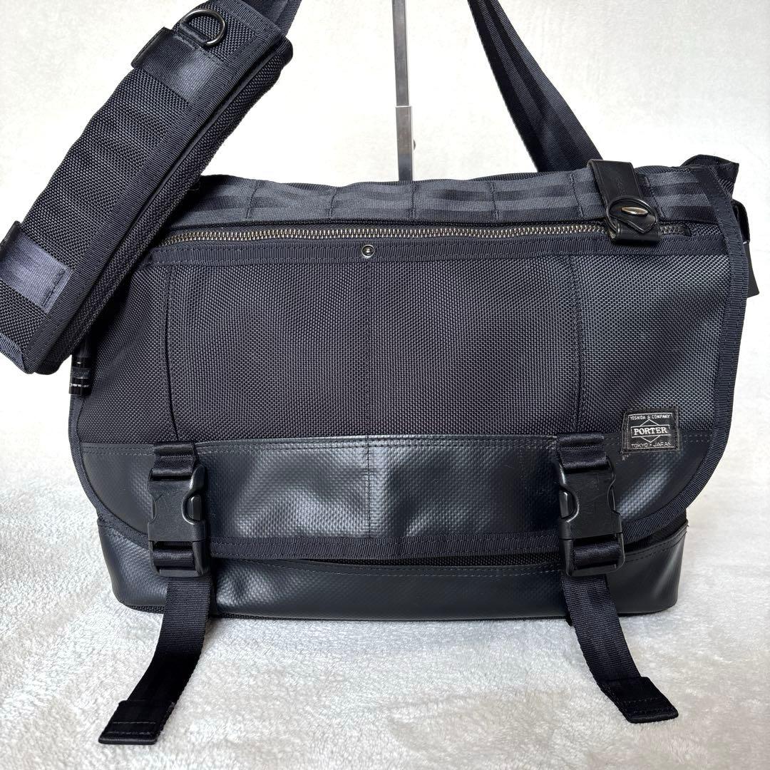 PORTER ポーター HEATヒート メッセンジャーバッグ L　マグライト付