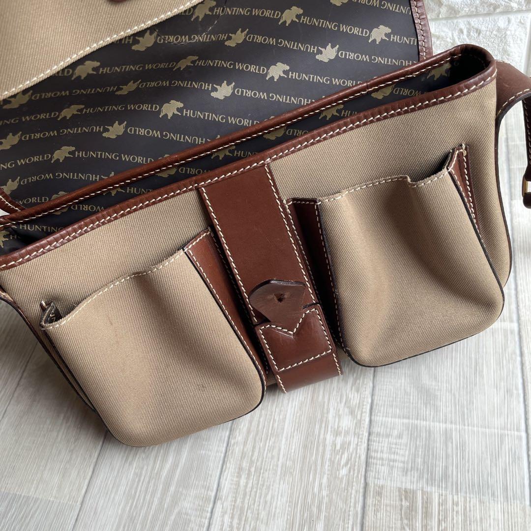 ハンティングワールド 斜め掛け対応 サファリトゥデイ ショルダーバッグ