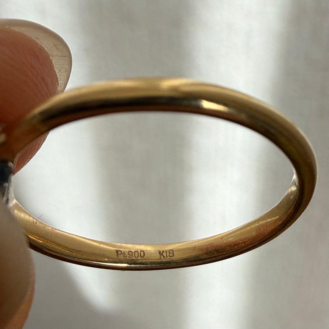 エメラルド カボション リング K18 プラチナ エメラルドハンター