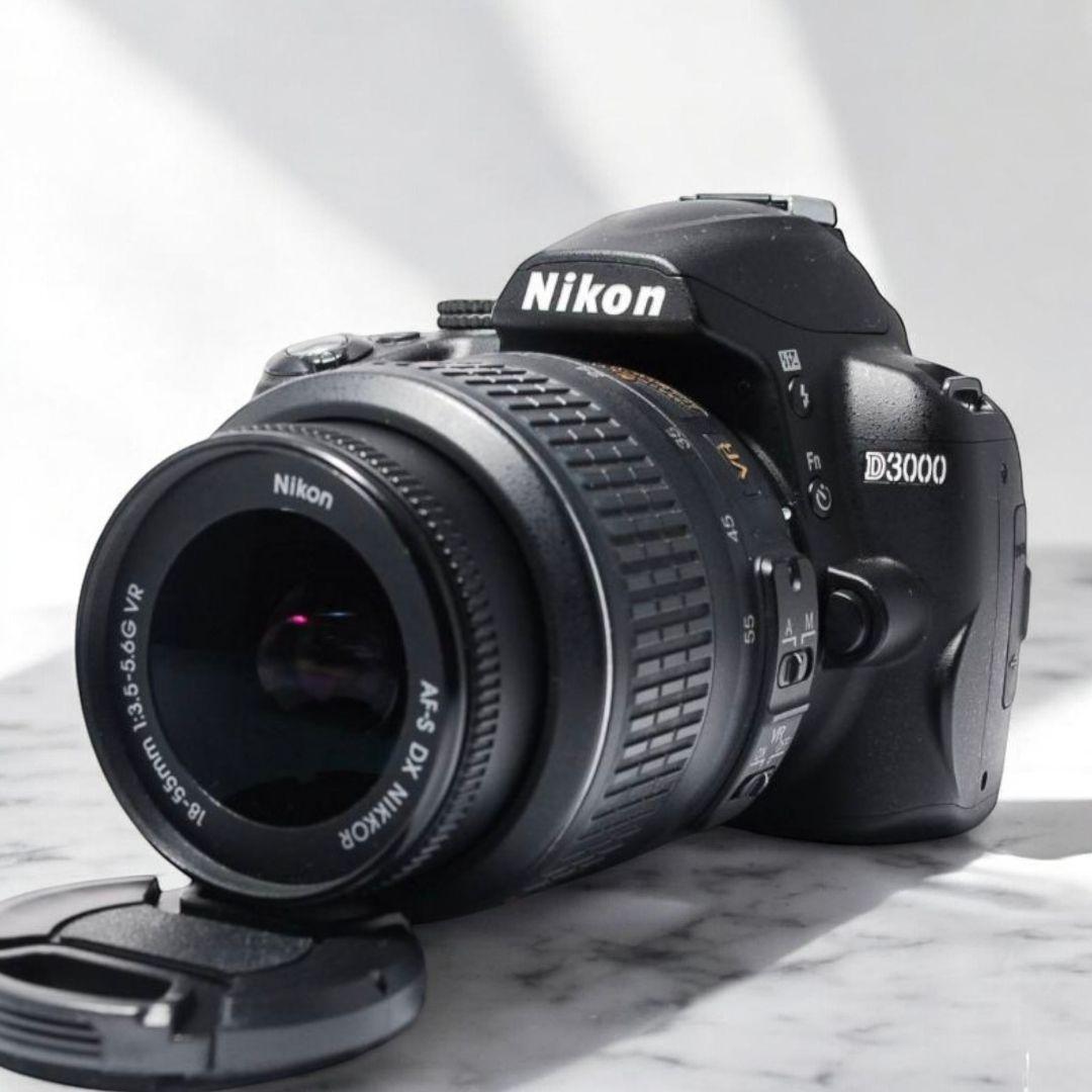 ♥初心者安心モデル♥Nikon D3000♥ かんたん設定 高画質 AF-S対応