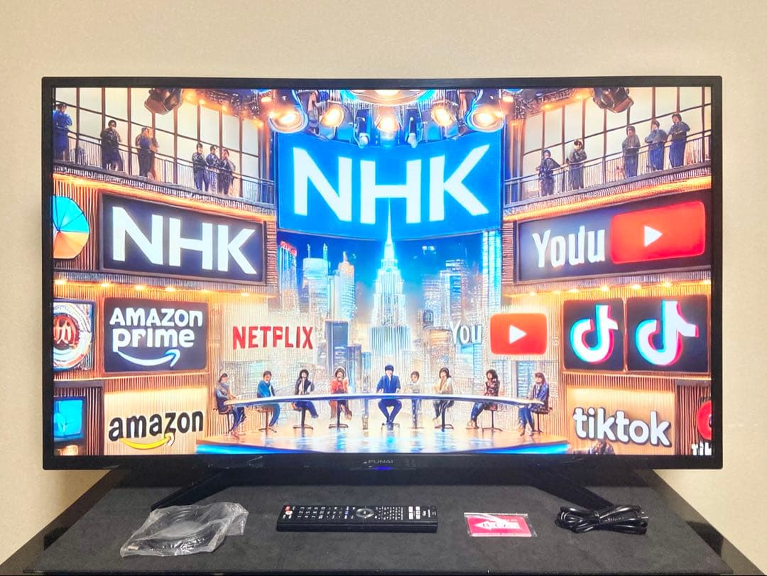 【今だけ優待価格】FUNAI 49V型4K｜近郊8000円引＆無料配送