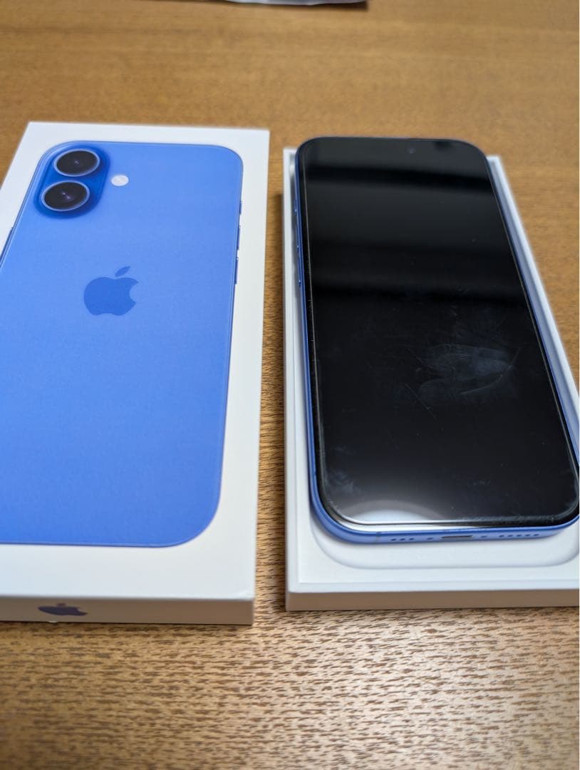 本日最終価格　iPhone 16 ウルトラマリン128GB SIMフリー
