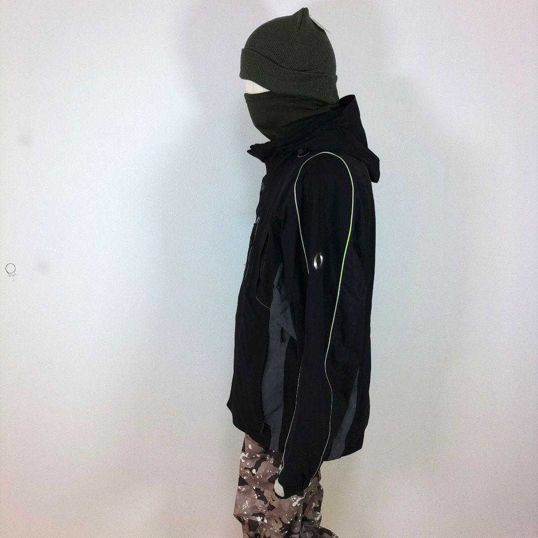 メンズ　L　スキー　スノーボードウェア　上下セット　ブラック　グレー　カモフラ