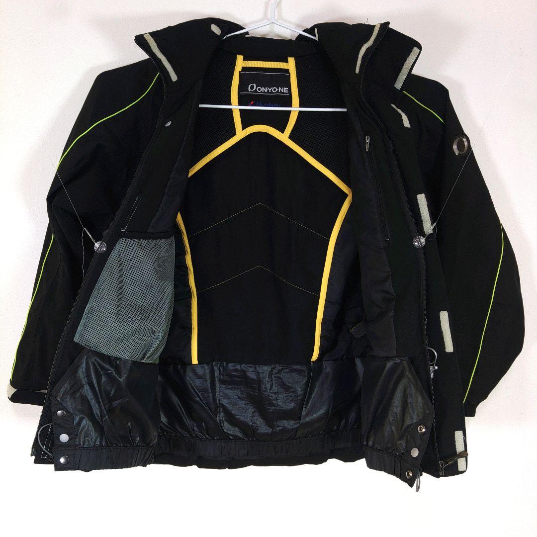 メンズ　L　スキー　スノーボードウェア　上下セット　ブラック　グレー　カモフラ