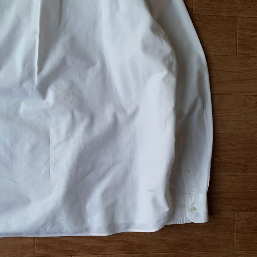 BEAMS+ BD オックスフォードシャツ ホワイト 日本製 Lサイズ