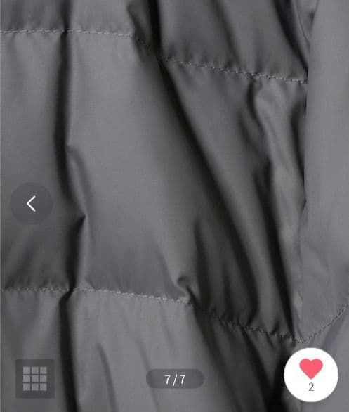 【大きいサイズ】ラピーヌ ルージュ リバーシブル ダウンジャケット