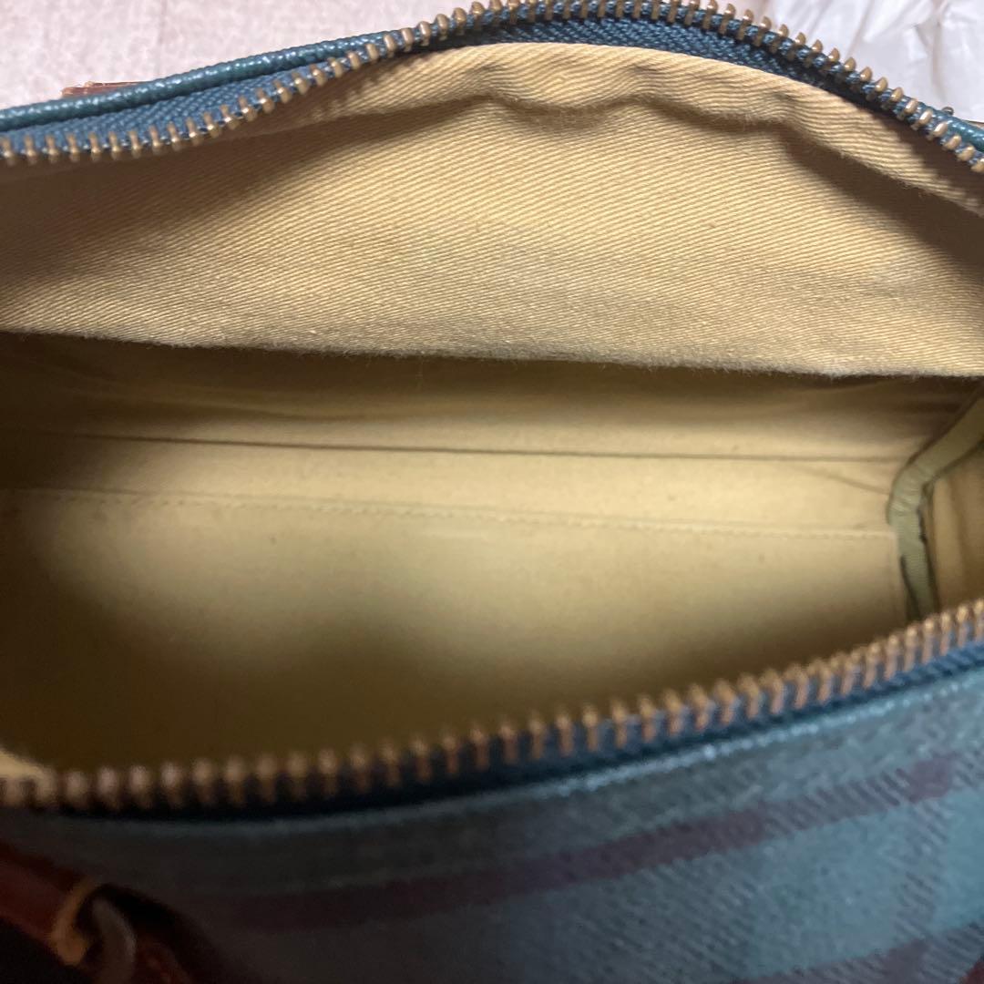 POLO　RALPHLAUREN　ミニボストンバッグ　チェック