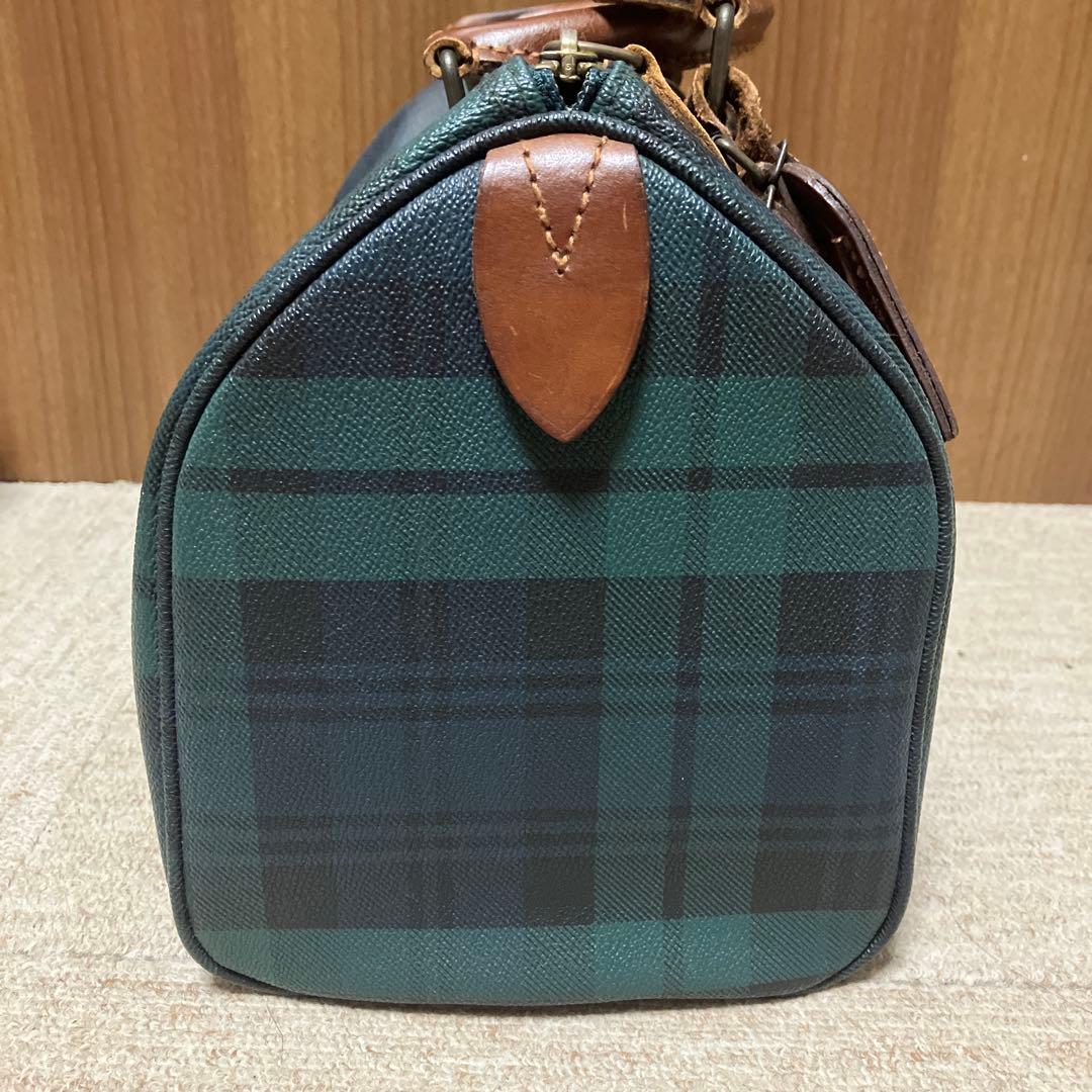 POLO　RALPHLAUREN　ミニボストンバッグ　チェック