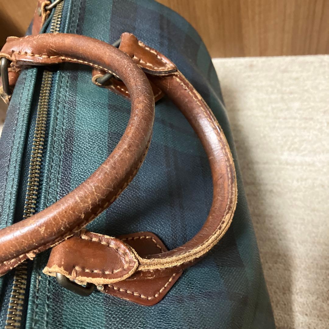 POLO　RALPHLAUREN　ミニボストンバッグ　チェック