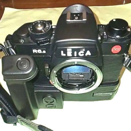 ライカ R6.2ブラック モーターワインダー付き