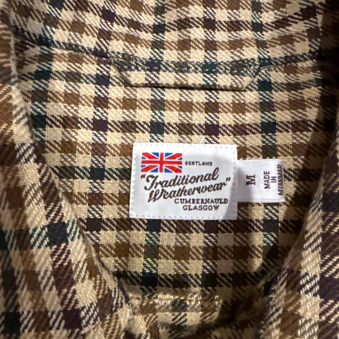 新品未使用Traditional Weatherwear チェック柄シャツ M