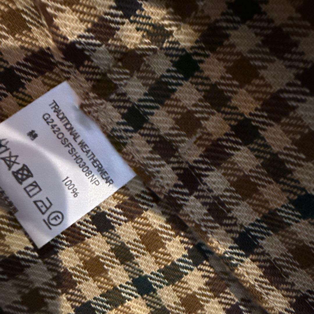 新品未使用Traditional Weatherwear チェック柄シャツ M
