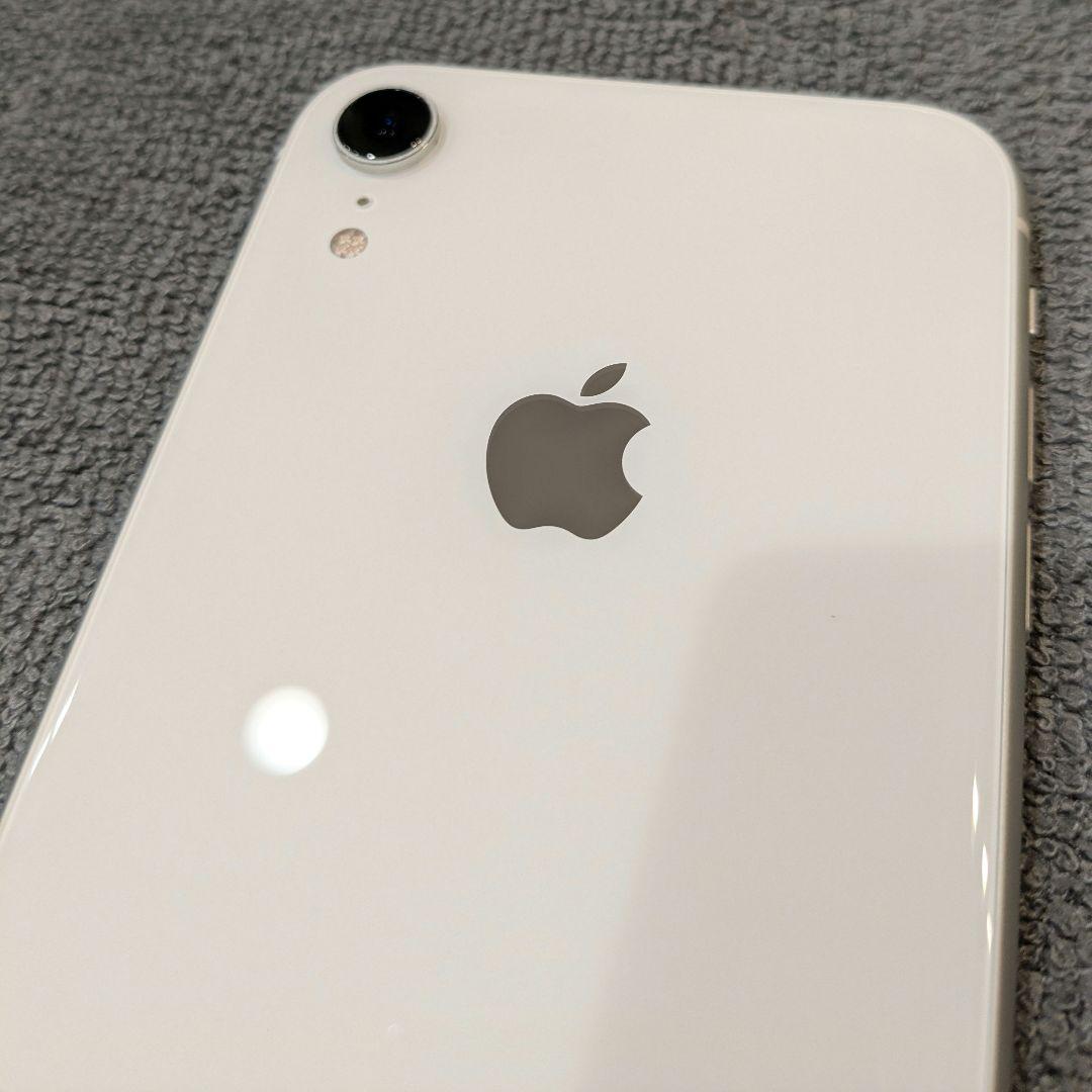 【美品】iPhone XR ホワイト 64GB SIMフリー