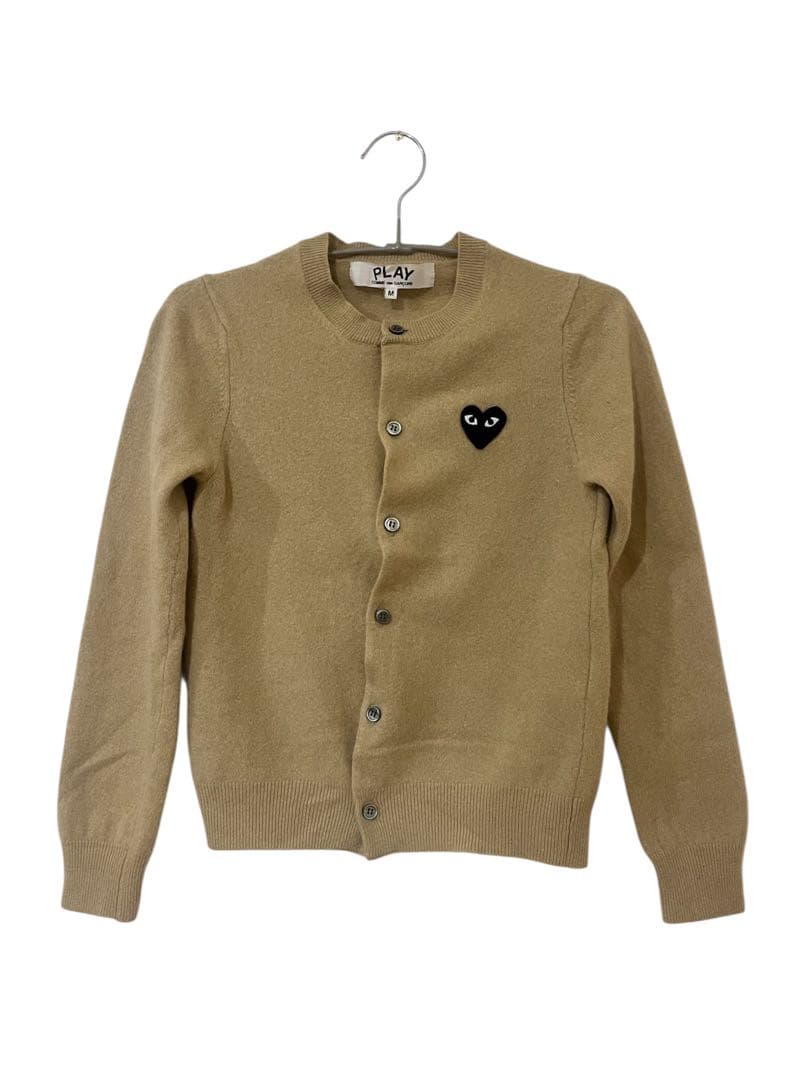 【縮みあり】コムデギャルソン　カーディガン　ベージュ