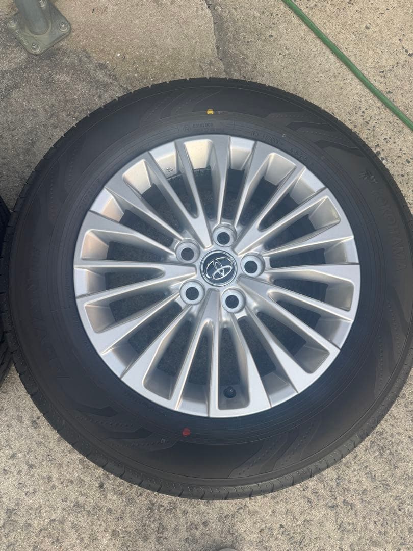 ほぼ新車外し アルファード40 純正17イン タイヤホイールセット 4本セット