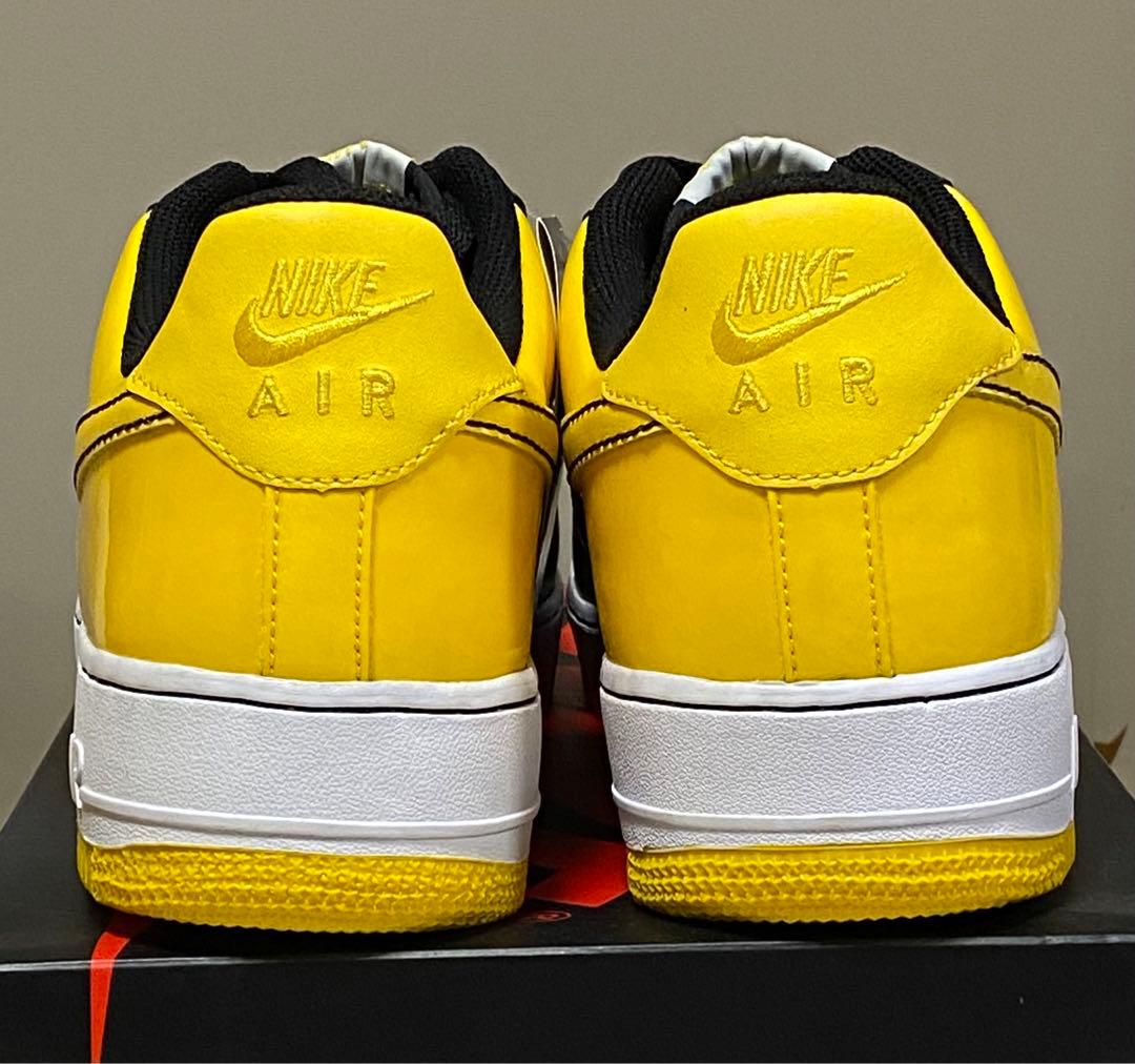 希少!NIKE AIR FORCE 1 LOW 黒黄 Varsity Maize