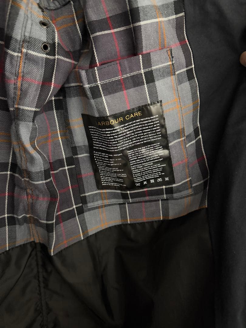 バブアー　オーバーサイズ　バーレー　34 ピンバッジ付き