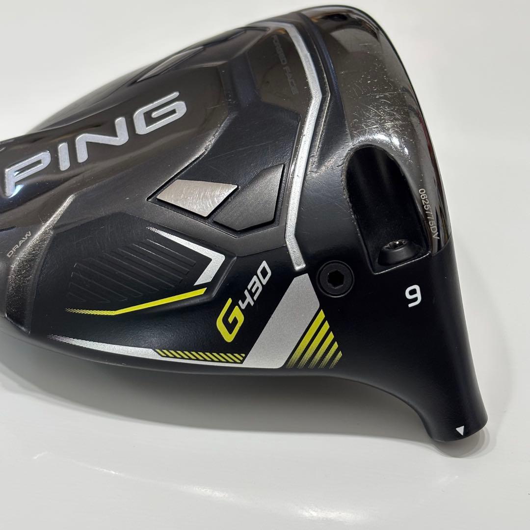 比較的綺麗:PING G430 MAX ドライバーヘッドのみ　9°