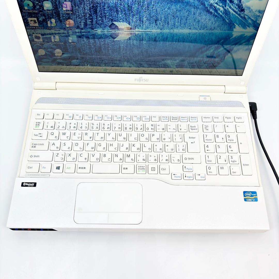 【快適動作】ノートパソコン/Core i7/Win11/SSD/オフィス/A6