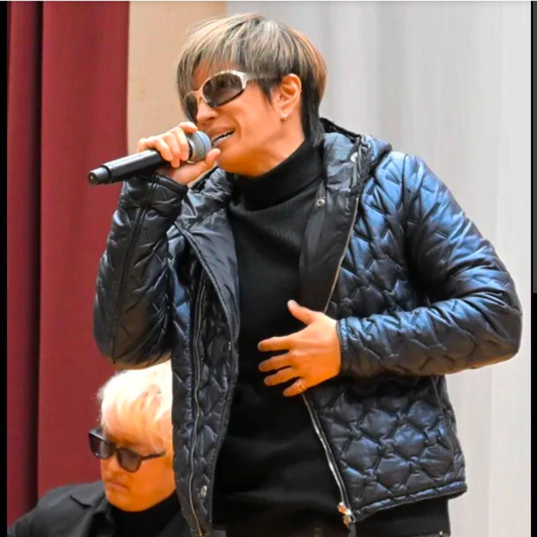 GACKT着用 EMPORIO ARMANI ラムレザーブルゾン リバーシブル