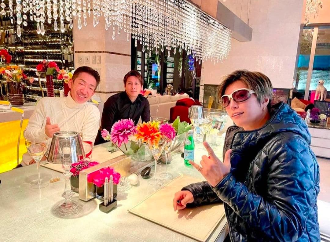 GACKT着用 EMPORIO ARMANI ラムレザーブルゾン リバーシブル