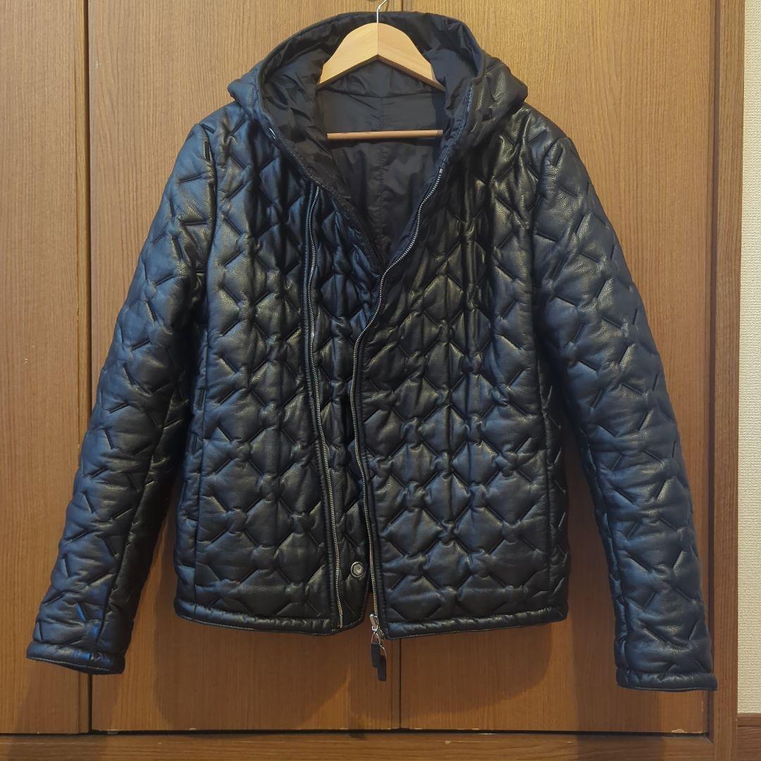 GACKT着用 EMPORIO ARMANI ラムレザーブルゾン リバーシブル