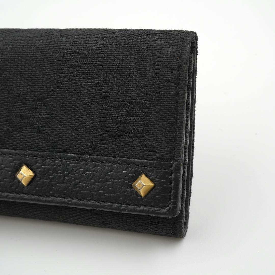 ✨プレゼント梱包✨　GUCCI キーケース　GGライン キャンバス 6連