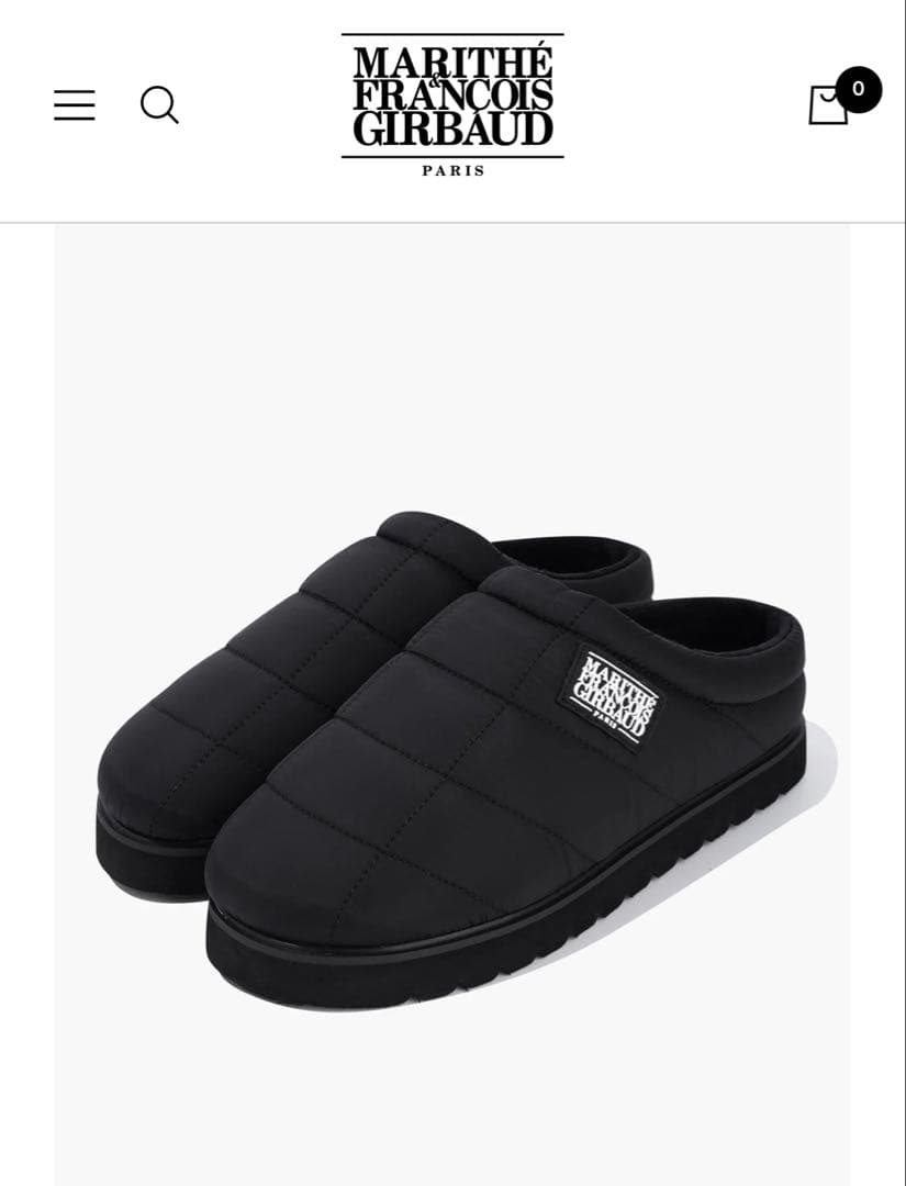 靴 MARITHE CLASSIC LOGO PADDED MULES