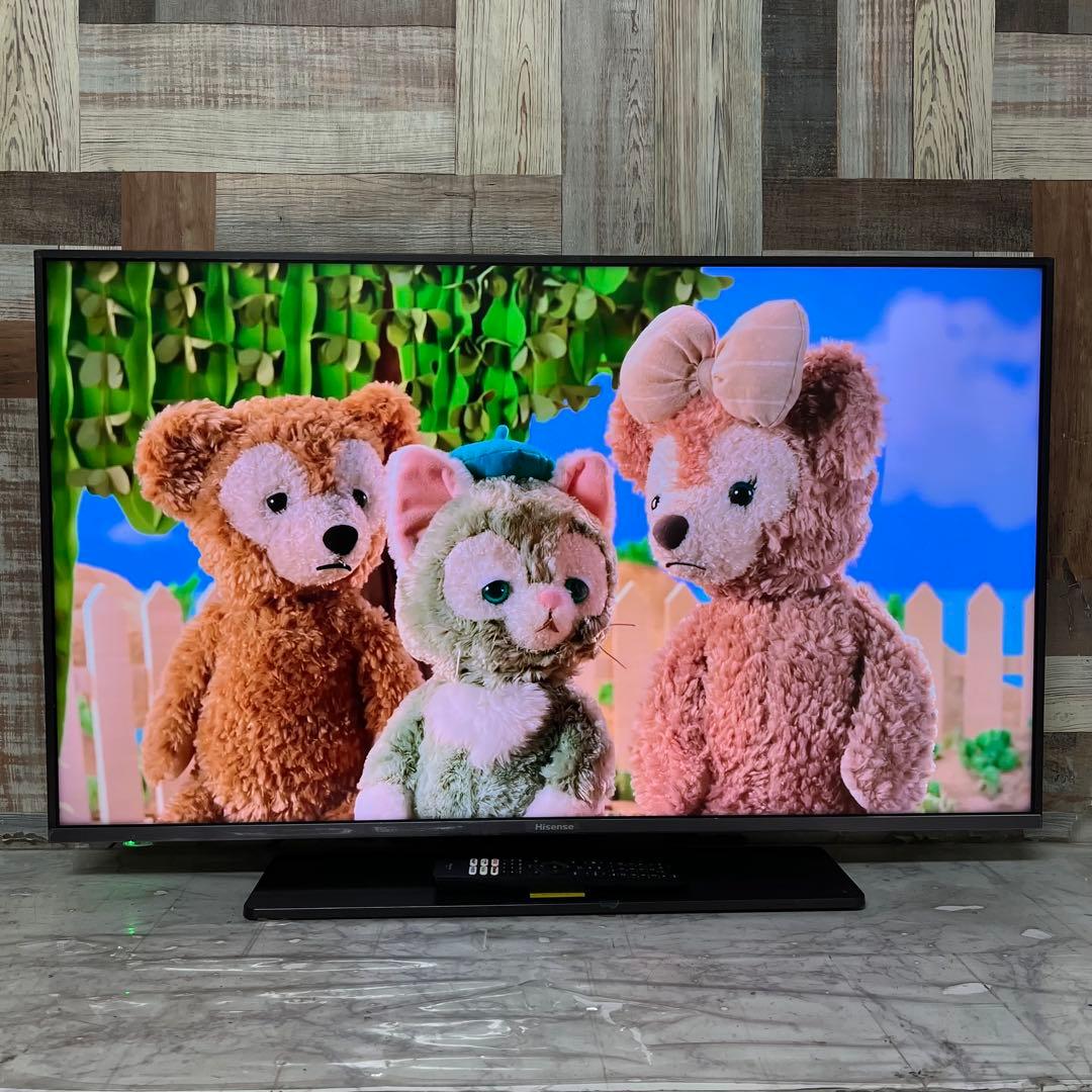 全国送料込❣️Hisense43型4Kチューナ内蔵YouTube.Netflix