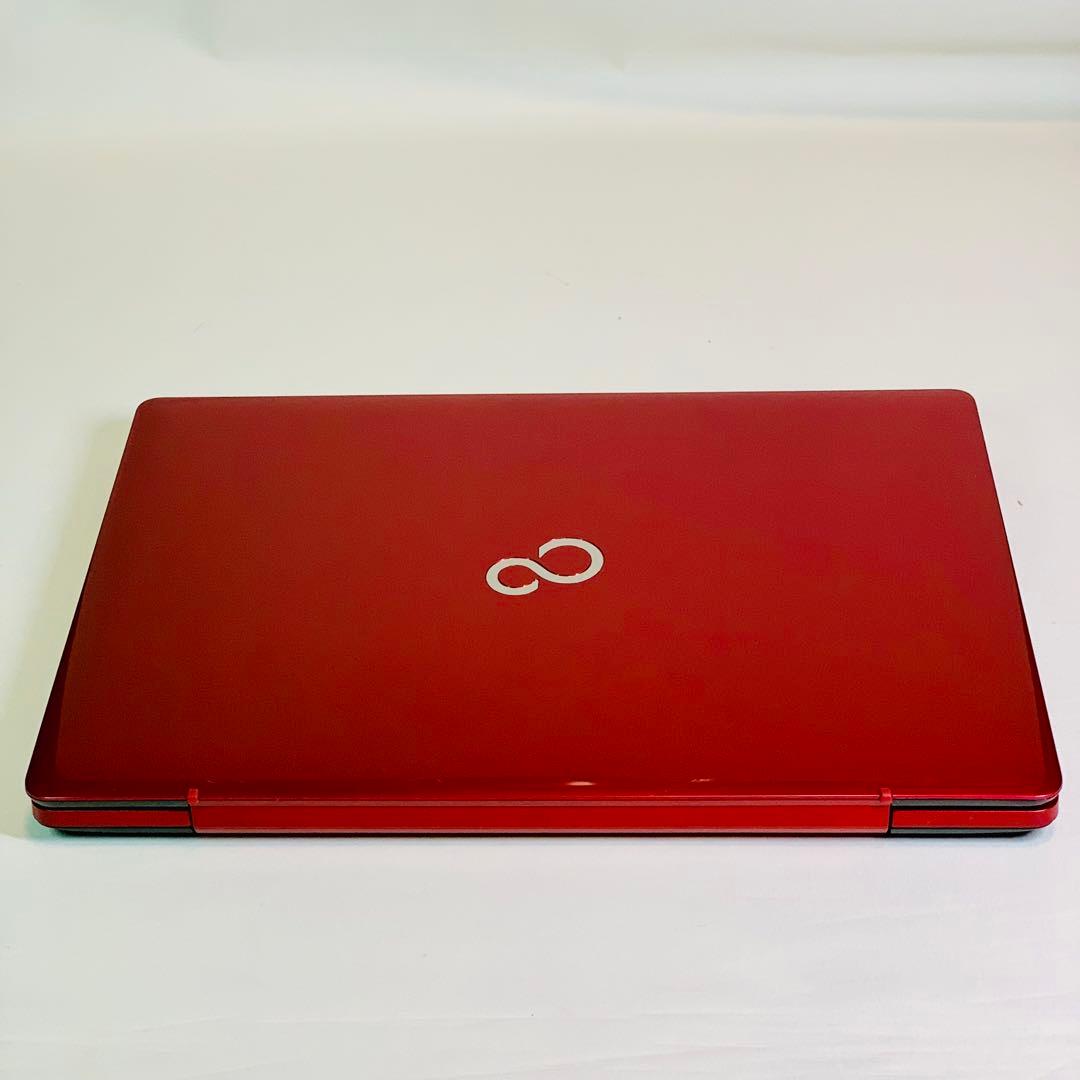 Core i7✨SSD2TB✨32GB✨カメラ✨富士通✨レッド✨ノートパソコン