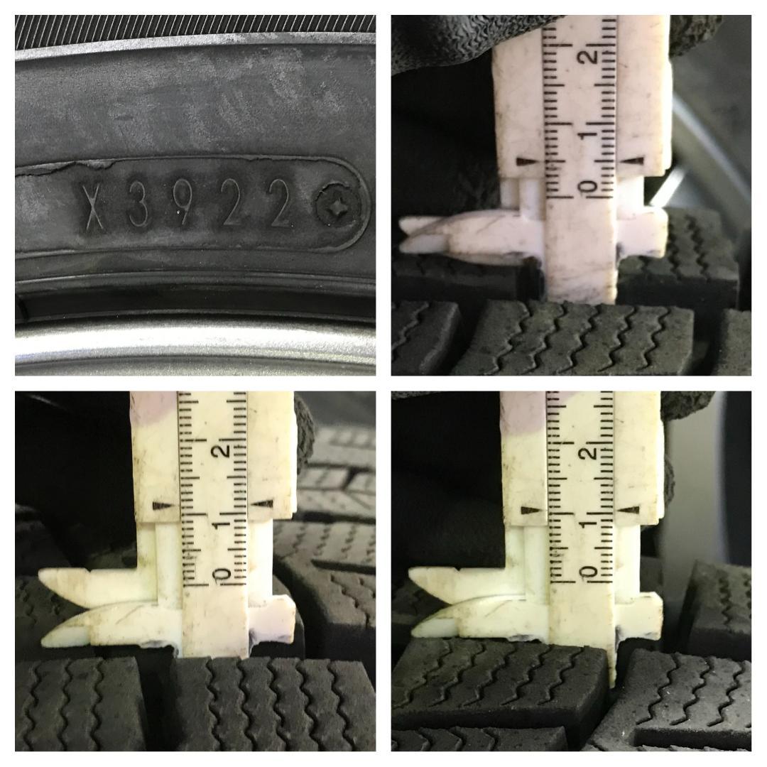 専用47 DUNLOP 225/65R17 9分目 スタッドレス