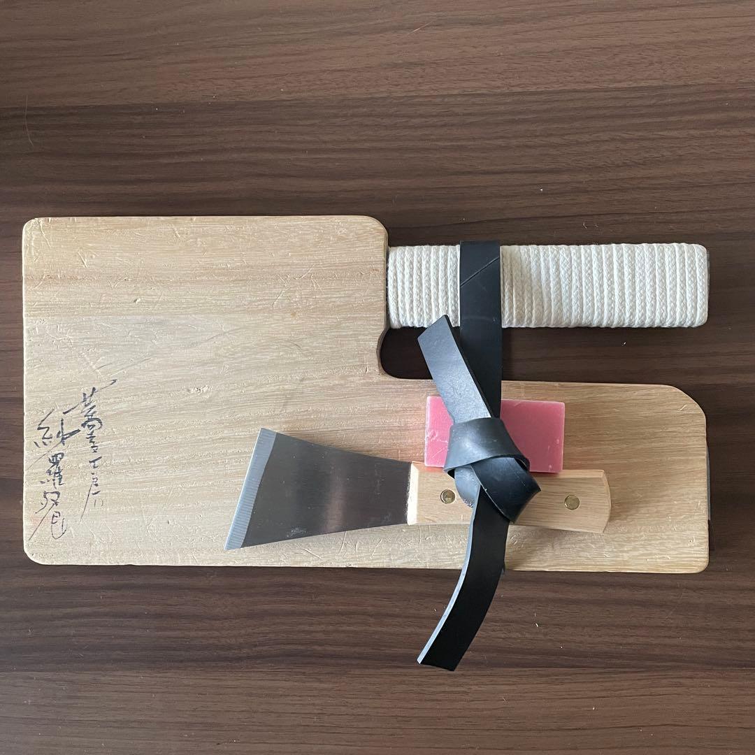 蕎麦切り包丁　そば包丁　鍛造包丁 右利き用　麺切り包丁　紗羅餐(さらざん)