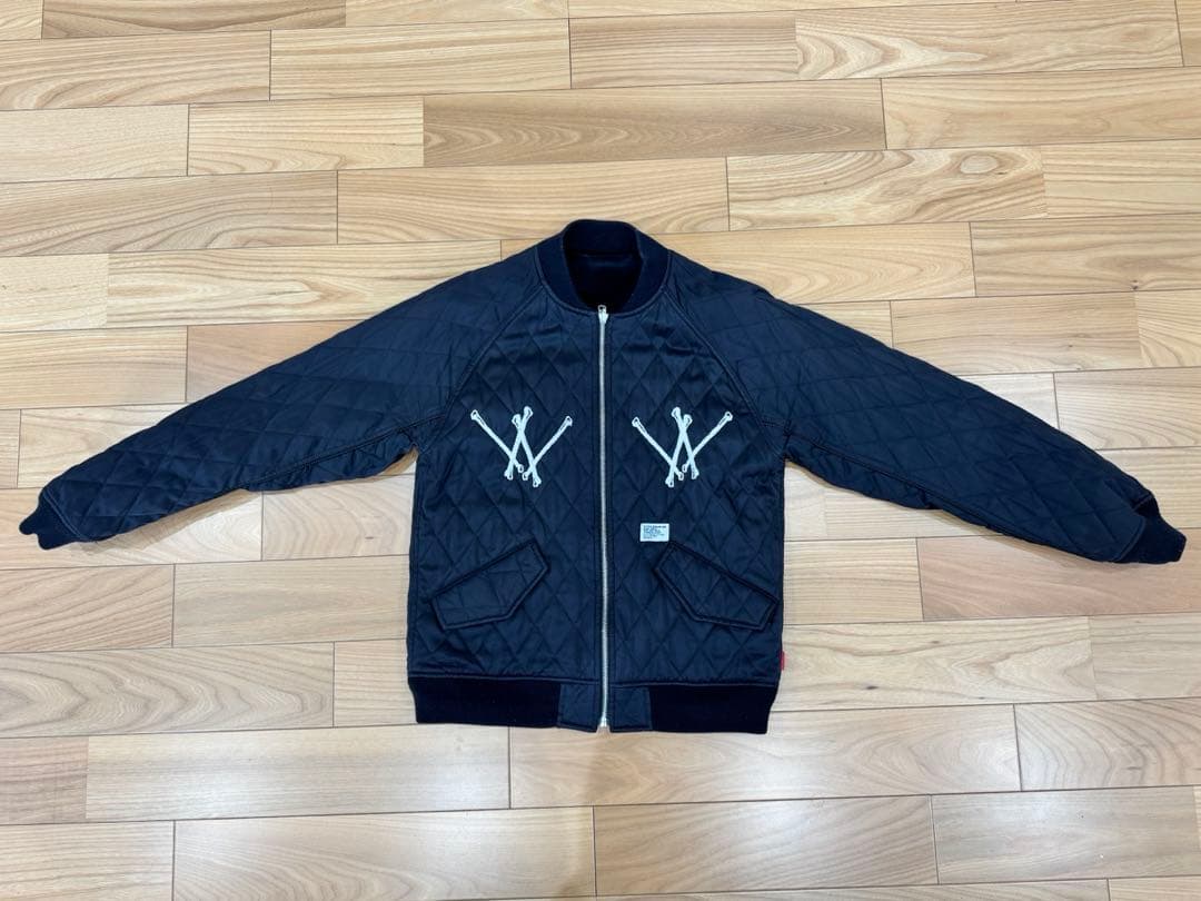 WTAPS スカジャン　別珍　リバーシブル　髑髏 刺繍　S size