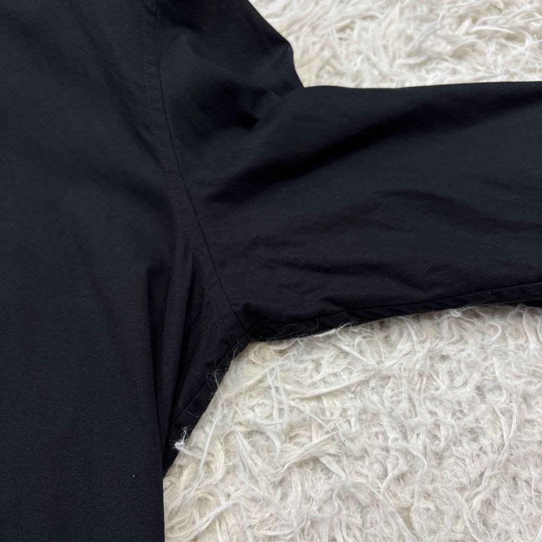 美品【ヴィヴィアンウエストウッドメン】ブラック　オーブ　七分袖　変形シャツ　50