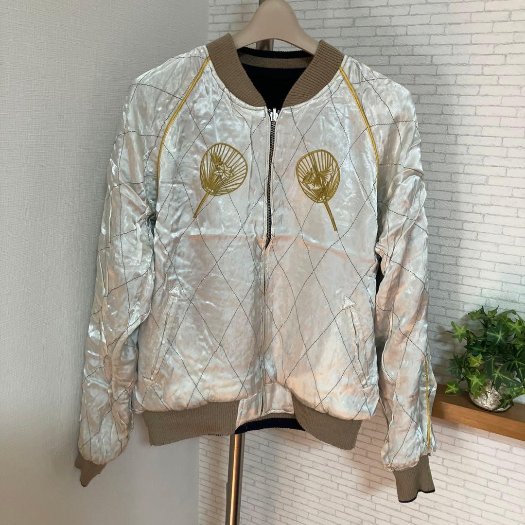 ドゥニーム　スカジャン　リバーシブル　別珍　レーヨン　旧ドゥニーム　SHINS期