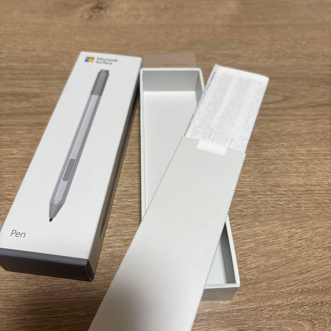 Surfaceタッチペン microsoft パソコン グレー シルバー