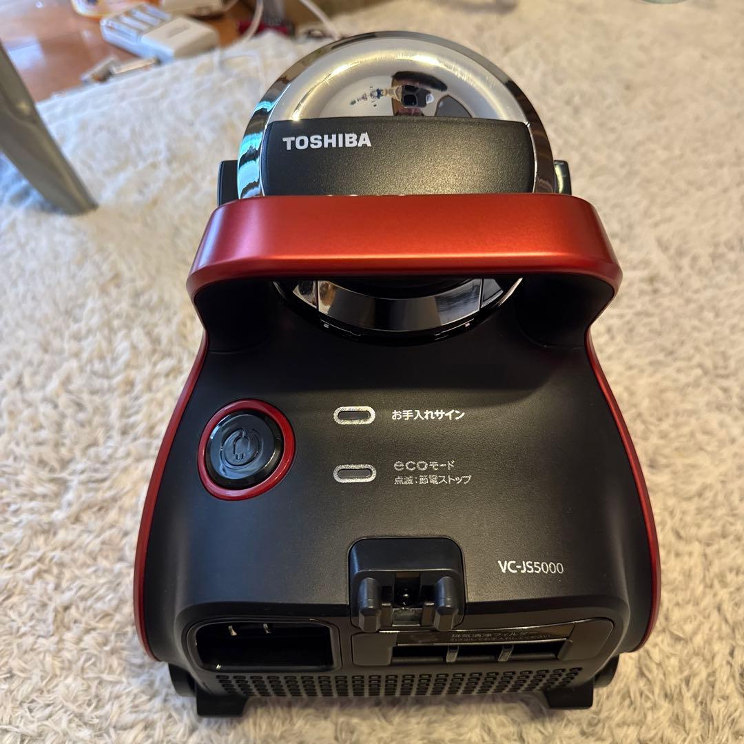 新品未使用　東芝 トルネオV VC-JS5000R シャイニーレッド 掃除機
